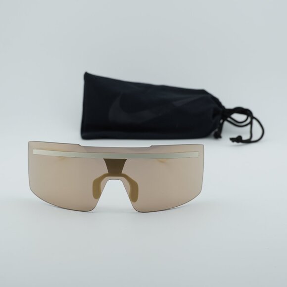 NIKE ECHO SHIELD M F 113 Shield Sunglasses - Milk/Gold Mirror main image 9